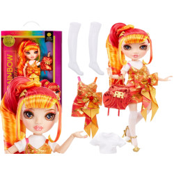0446 LALKA RAINBOW HIGH JUNIOR LAUREL DE'VIOUS + AKCESORIA 