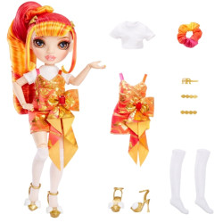 0446 LALKA RAINBOW HIGH JUNIOR LAUREL DE'VIOUS + AKCESORIA 