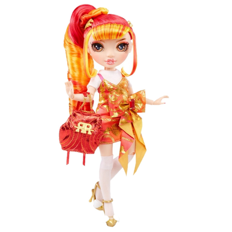 0446 LALKA RAINBOW HIGH JUNIOR LAUREL DE'VIOUS + AKCESORIA 
