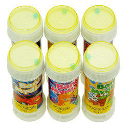 0480 DMUCHANE BAŃKI 60ml BAŃKI MYDLANE Z PŁYNEM + GRA LABIRYNT