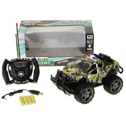 0528 AUTO TERENOWE ZDALNIE STEROWANE RC 4x4 MORO
