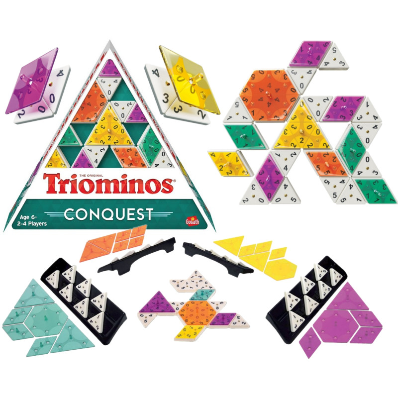 0532 RODZINNA GRA LOGICZNA LICZBOWA TRIOMINOS