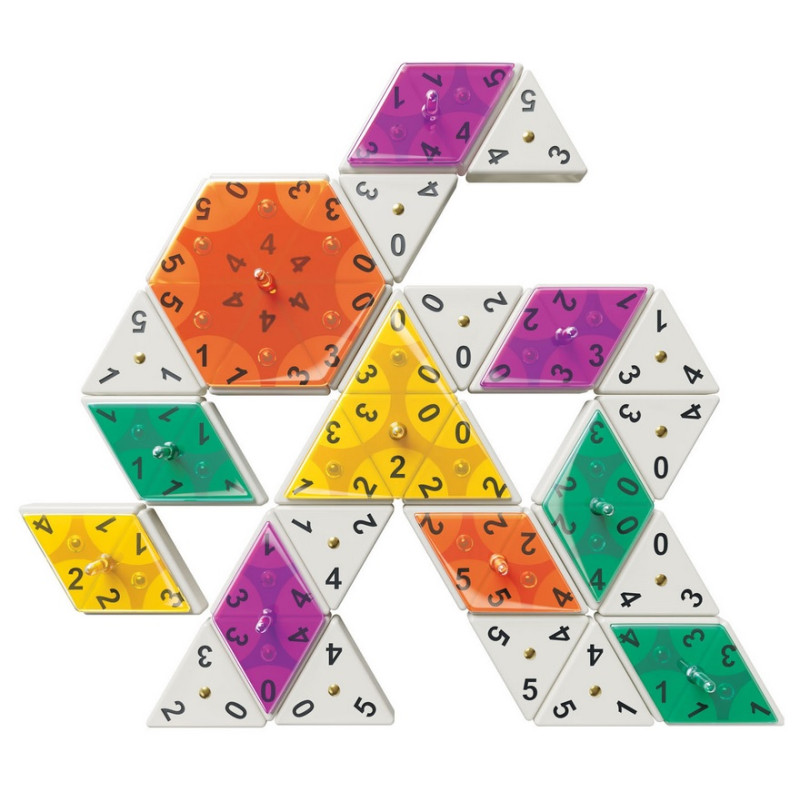 0532 RODZINNA GRA LOGICZNA LICZBOWA TRIOMINOS
