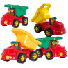 0628 DUŻY SAMOCHÓD JEEP WYWROTKA + FIGURKI