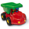 0628 DUŻY SAMOCHÓD JEEP WYWROTKA + FIGURKI