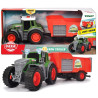 0654 DICKIE TRAKTOR FENDT Z PRZYCZEPĄ ŚWIATŁO