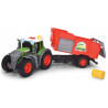 0654 DICKIE TRAKTOR FENDT Z PRZYCZEPĄ ŚWIATŁO