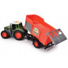 0654 DICKIE TRAKTOR FENDT Z PRZYCZEPĄ ŚWIATŁO
