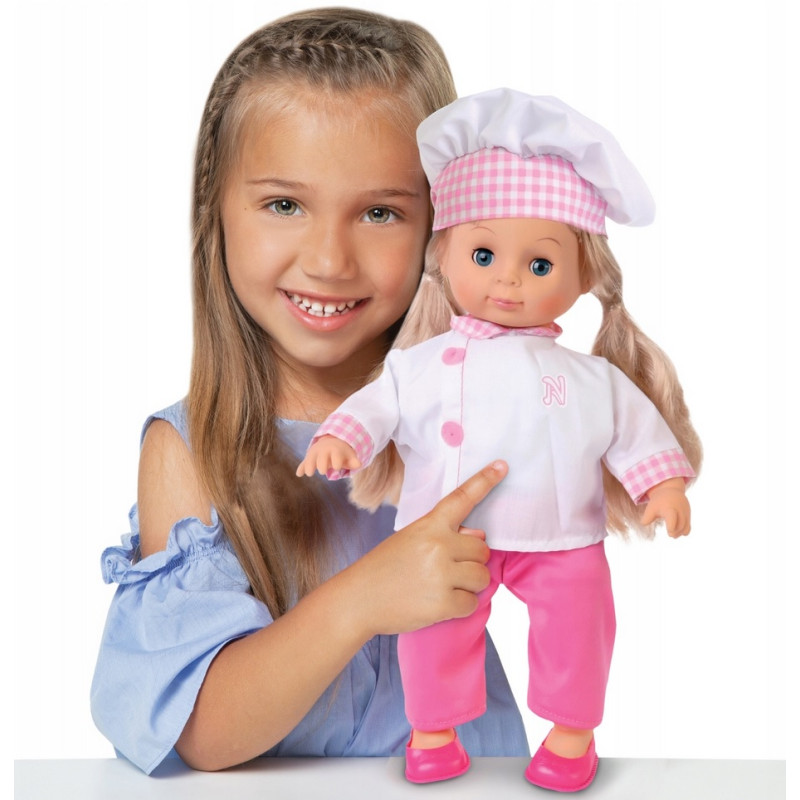 0664 LALKA NATALIA SŁODKA KUCHARECZKA + AKCESORIA