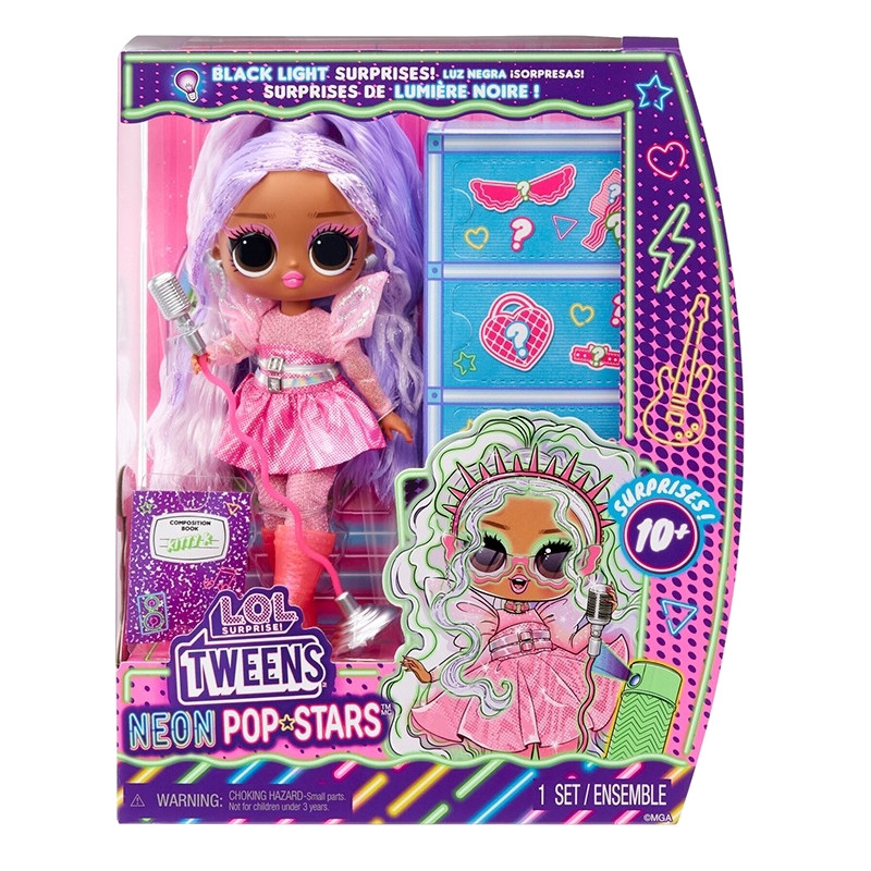 0667 LOL SURPRISE NEON POP TWEENS NEONOWA LALKA + AKCESORIA