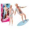 0747 LALKA BARBIE KEN Z DESKĄ THE MOVIE MATTEL