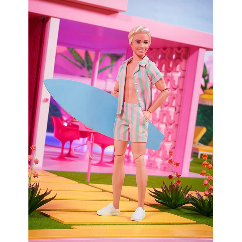 0747 LALKA BARBIE KEN Z DESKĄ THE MOVIE MATTEL