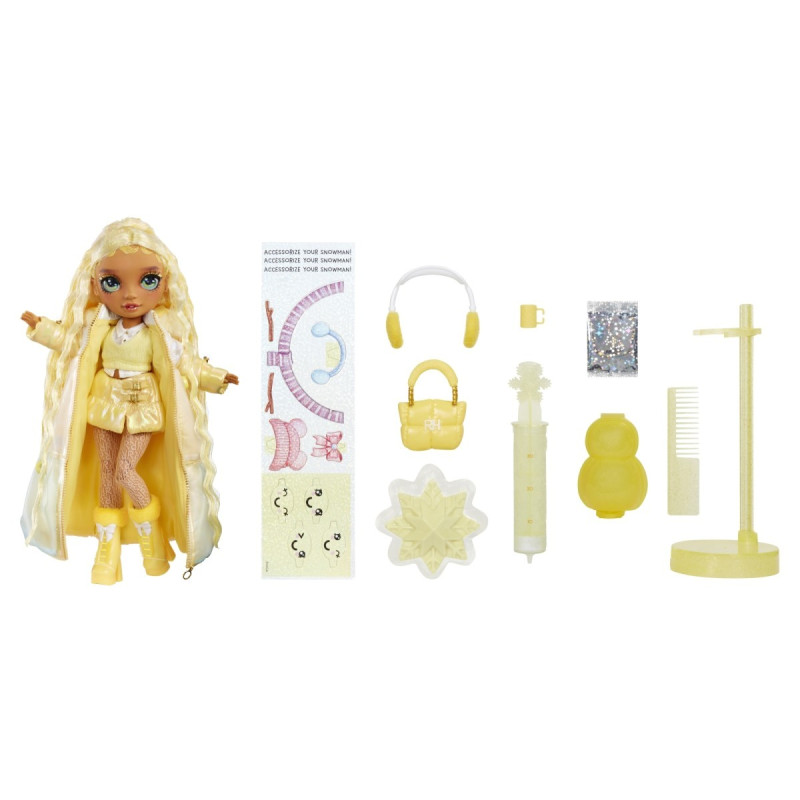0858 Lalka z akcesoriami Rainbow High Winter Wonderland Sunny Madison
