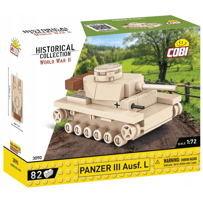 0902 KLOCKI COBI HISTORICAL COLLECTION PANZER III AUSF.L