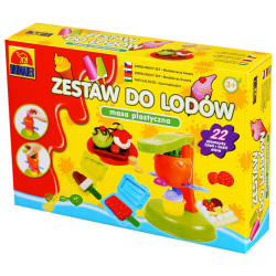0956 ZESTAW MASA PLASTYCZNA ZESTAW DO LODÓW