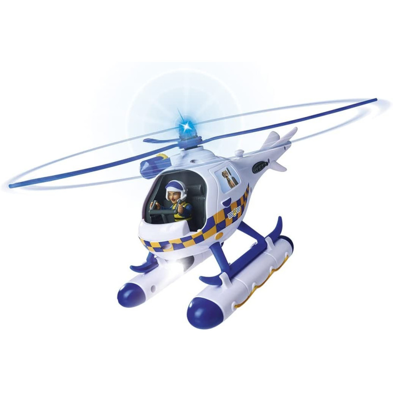 1010 STRAŻAK SAM HELIKOPTER POLICYJNY + FIGURKA 