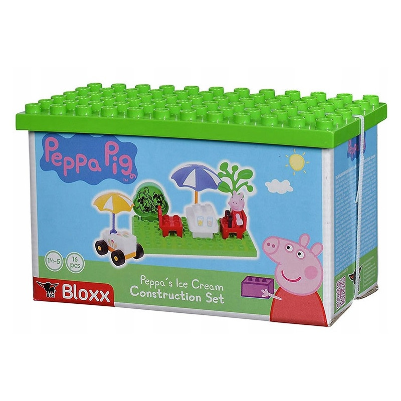 1029 KLOCKI BIG BLOXX ŚWINKA PEPPA NA LODACH