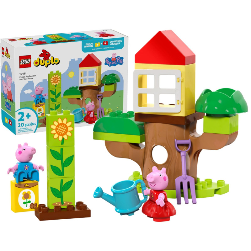 10431 KLOCKI LEGO DUPLO ŚWINKA PEPPA OGRÓD I DOMEK NA DRZEWIE