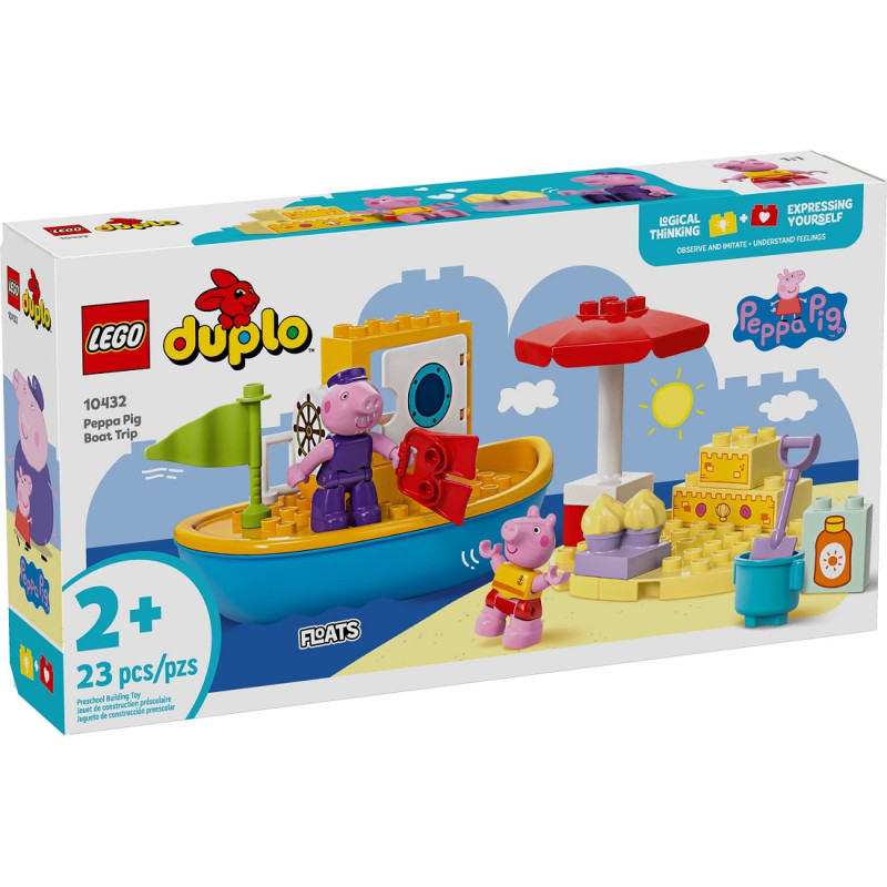 10432 KLOCKI LEGO DUPLO ŚWINKA PEPPA I REJS STATKIEM 