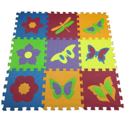 1068 PUZZLE 9szt PIANKOWE MATA PODŁOGOWA OCHRONNA EDUKACYJNA