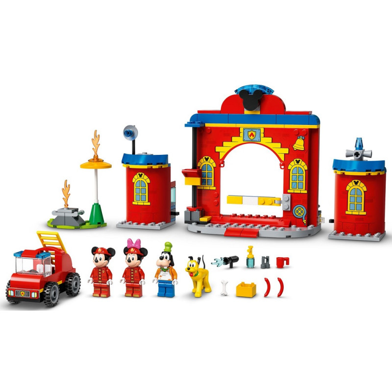 10776 KLOCKI LEGO DISNEY - REMIZA I WÓZ STRAŻACKI MYSZKI MIKI I PRZYJACIÓŁ 144ele