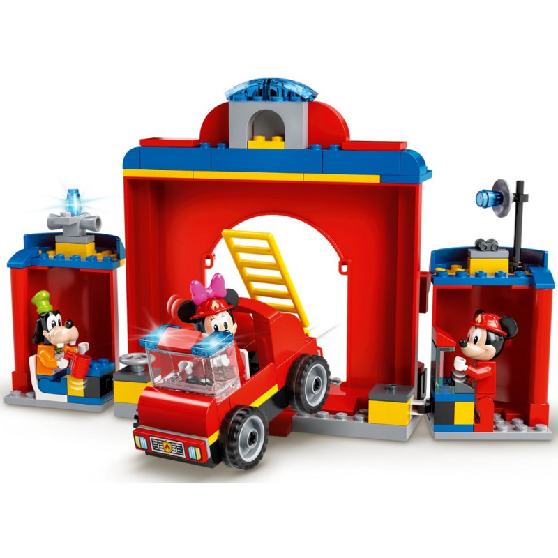 10776 KLOCKI LEGO DISNEY - REMIZA I WÓZ STRAŻACKI MYSZKI MIKI I PRZYJACIÓŁ 144ele