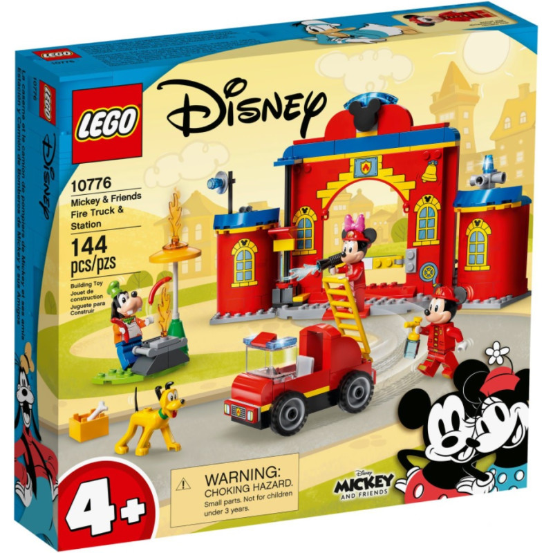 10776 KLOCKI LEGO DISNEY - REMIZA I WÓZ STRAŻACKI MYSZKI MIKI I PRZYJACIÓŁ 144ele
