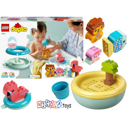10966 KLOCKI LEGO DUPLO PŁYWAJĄCA WYSPA ZWIERZĄTKA
