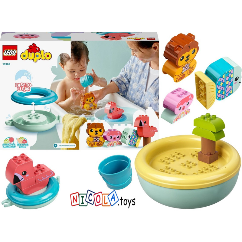 10966 KLOCKI LEGO DUPLO PŁYWAJĄCA WYSPA ZWIERZĄTKA