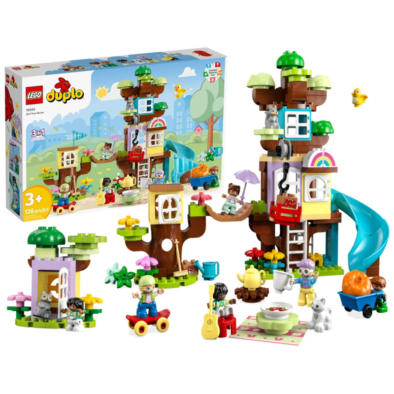10993 KLOCKI LEGO DUPLO 3w1 DOMEK NA DRZEWIE