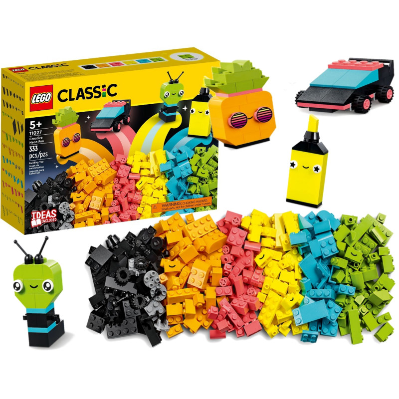 11027 LEGO CLASSIC ZABAWA NEONOWYMI KOLORAMI