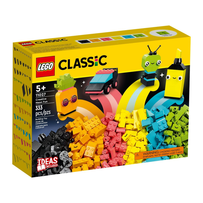 11027 LEGO CLASSIC ZABAWA NEONOWYMI KOLORAMI