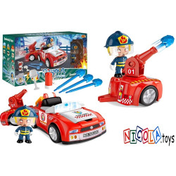 1201 PINYPON ACTION ZESTAW POJAZD STRAŻY POŻARNEJ