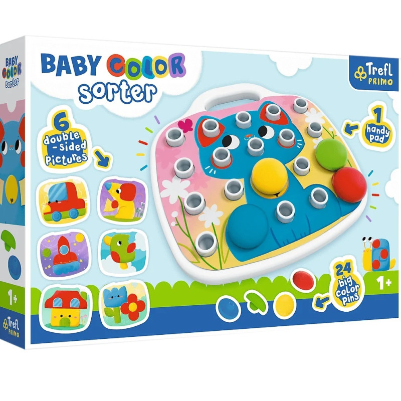 1624 SORTER KOLORÓW DLA DZIECI TREFL BABY COLOR