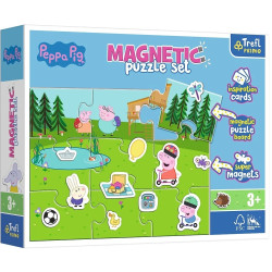 1648 PUZZLE MAGNETYCZNE ZABAWY PEPPY ŚWINKA PEPPA