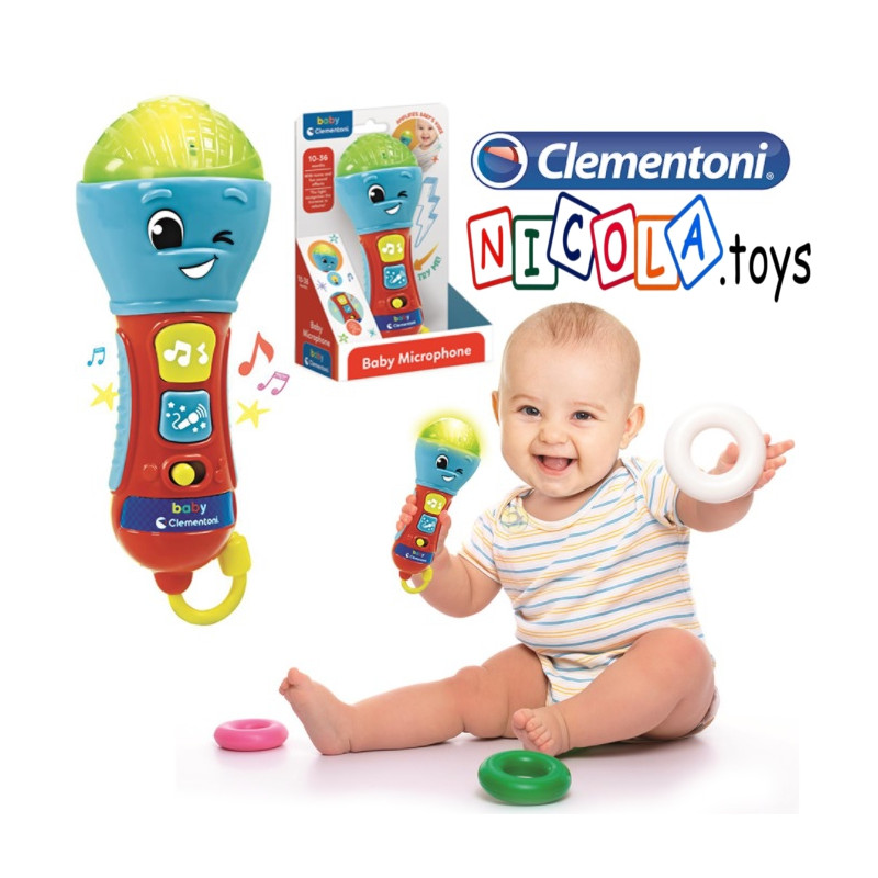 17481 CLEMENTONI BABY MIKROFON INTERAKTYWNY 