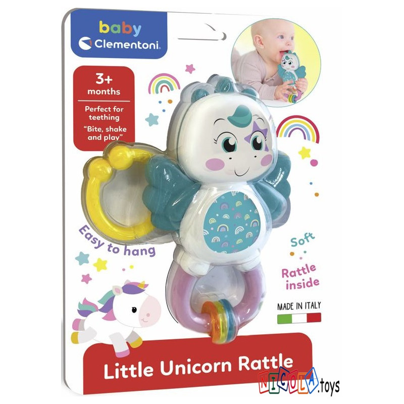 17839 CLEMENTONI INTERAKTYWNA GRZECHOTKA UNICORN