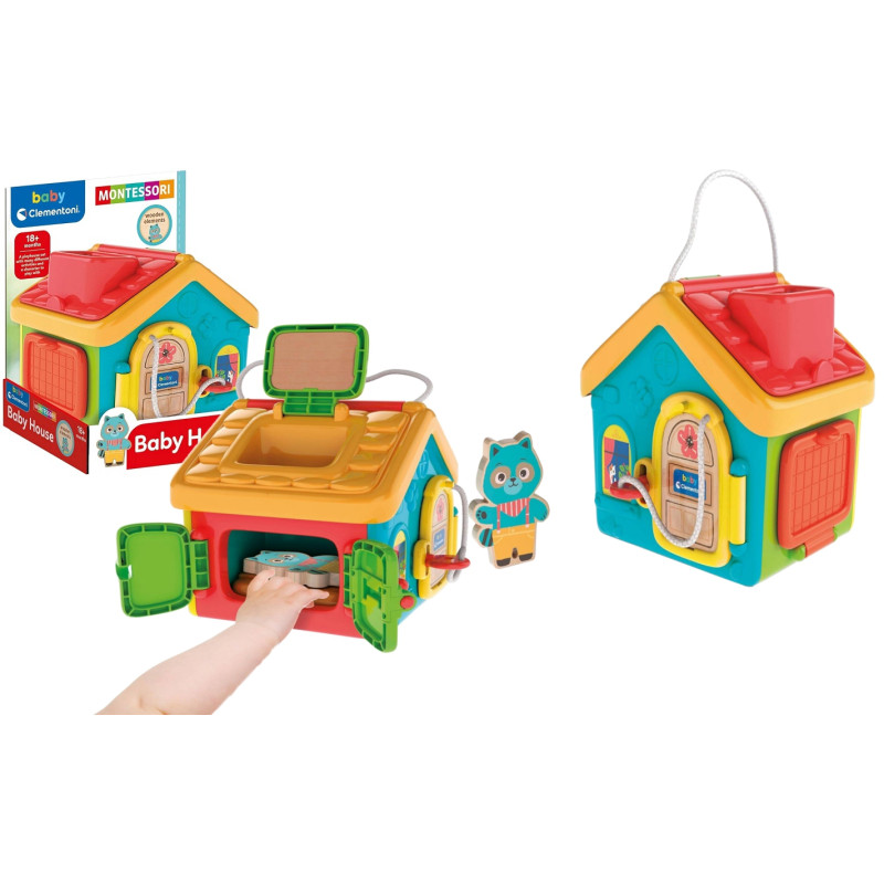 17874 CLEMENTONI SENSORYCZNY DOMEK MONTESSORI 