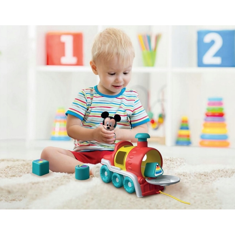 17900 CLEMENTONI BABY EDUKACYJNY POCIAG SORTER MYSZKA MIKI