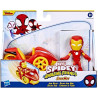 1810 SPIDEY I SUPER-KUMPLE IRON MAN FIGURKA Z POJAZDEM