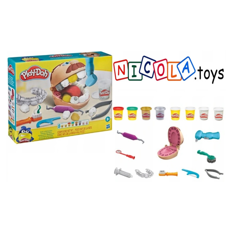 1835 CIASTOLINA PLAY-DOH DENTYSTA MASA PLASTYCZNA 
