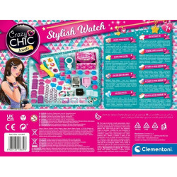 18639 CLEMENTONI CRAZY CHIC STYLOWY ZEGAREK
