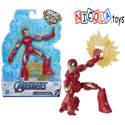 1864 AVENGERS BEND AND FLEX FIGURKA IRON MAN