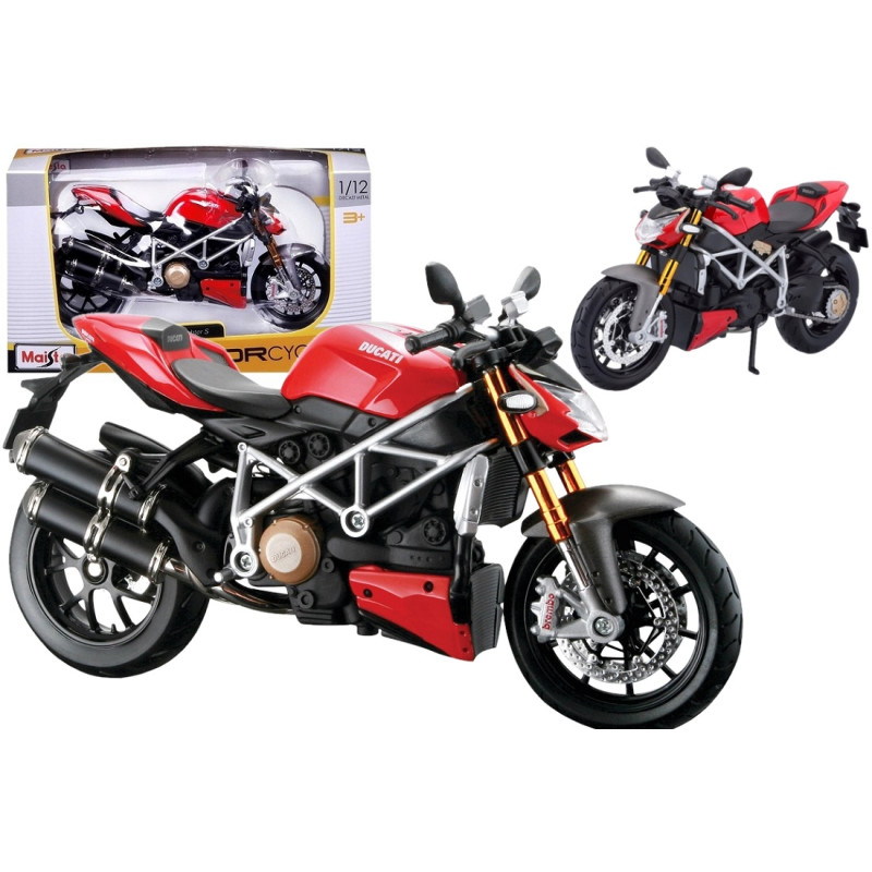 2095 KOLEKCJONERSKI MOTOR MAISTO DUCATI STREETFIGHTER S  1:12 