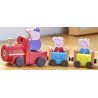 2100 ŚWINKA PEPPA DREWNIANY POCIĄG + FIGURKA