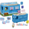 2223 ŚWINKA PEPPA DREWNIANY AUTOBUS SORTER 