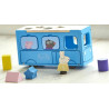 2223 ŚWINKA PEPPA DREWNIANY AUTOBUS SORTER 