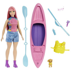 2427 BARBIE DAISY NA KEMPINGU LALKA + KAJAK
