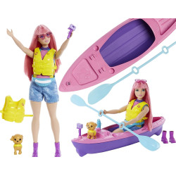 2427 BARBIE DAISY NA KEMPINGU LALKA + KAJAK