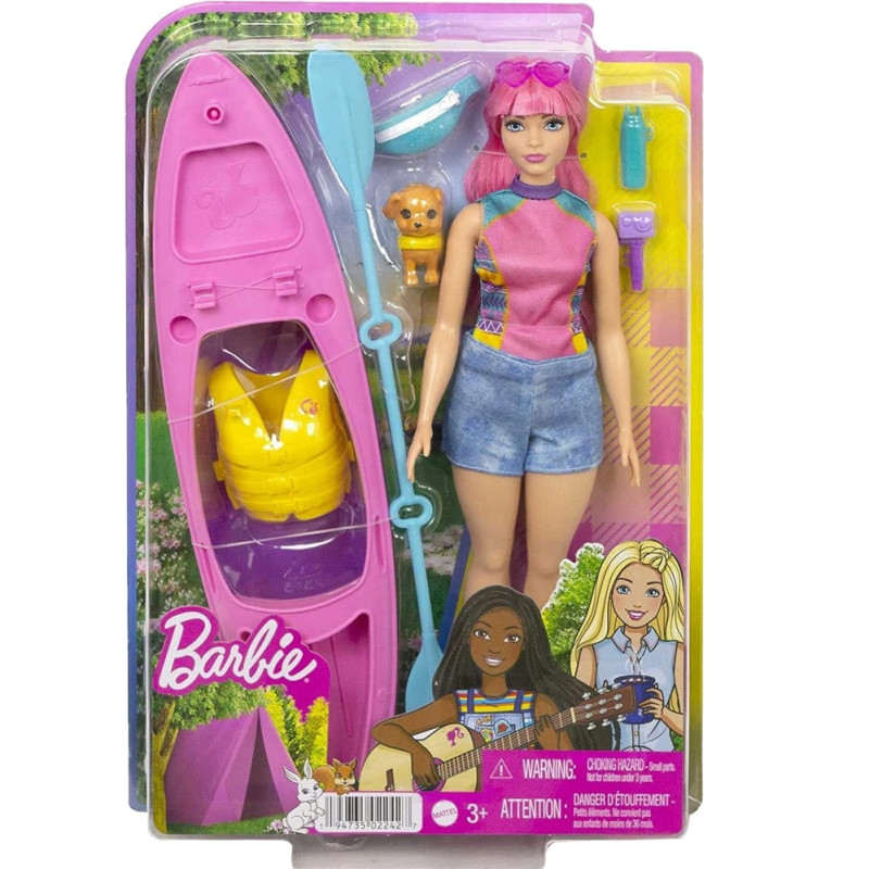 2427 BARBIE DAISY NA KEMPINGU LALKA + KAJAK